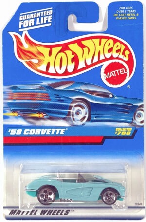 Corvette 1958 Coupe - Aqua