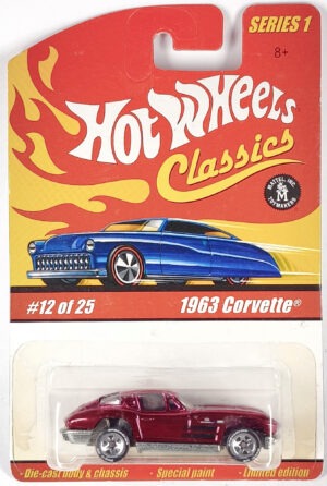 Corvette 1963 - Rojo - Hot Wheels Classics